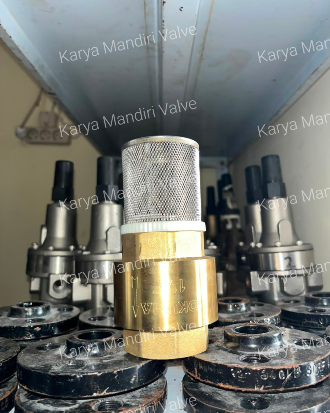 Brass Foot Valve